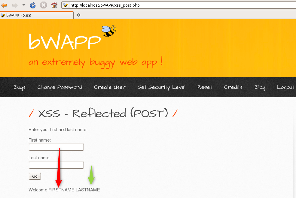 XSS_ReflectedPOST_low_page.png